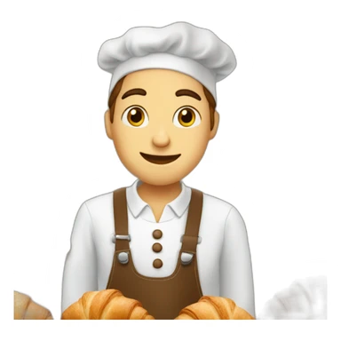 get the croissants at the boulangerie sticker