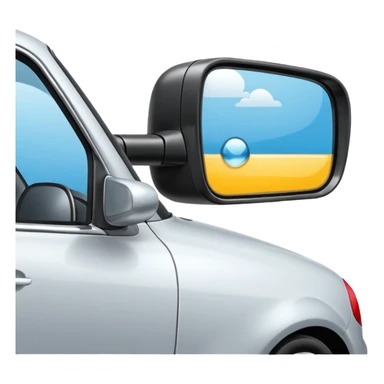 car side mirror sticker