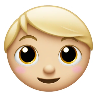 Shy emoji covering its mouth with one hand sticker