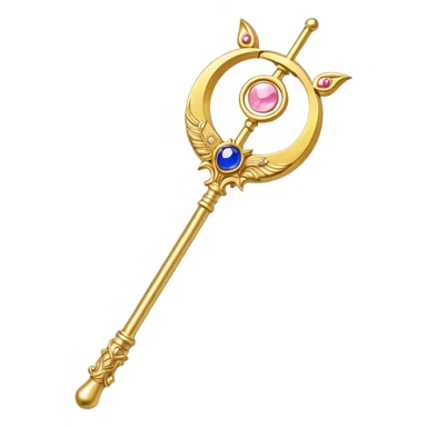 Sailor moon moon stick sticker