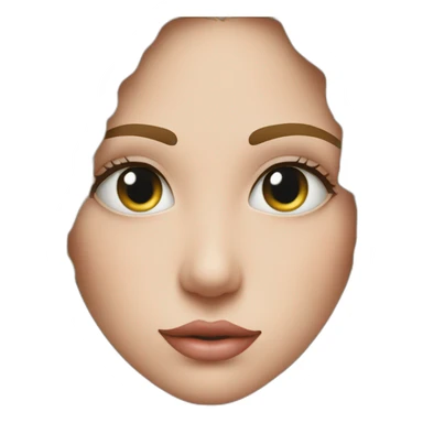 yeux levé vers le ciel + sourit sticker