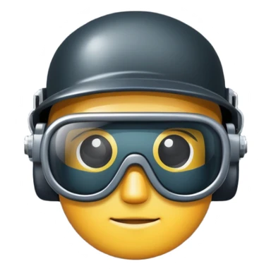 protective welding glasses, frameless design with dark tinted lenses, safety eyewear sticker