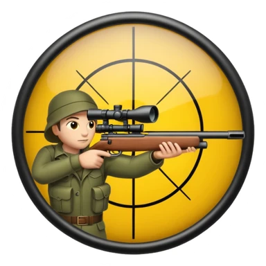 Sniper aim sticker