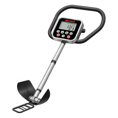Realistic metal detector like a minelab sticker