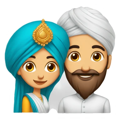 SARDAR COUPLE sticker