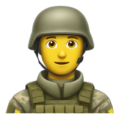 Ukraine Soldier sticker