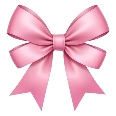 Super ultra-thin and stretched ribbon bow, as narrow as possible, single loop, no extra loops, no fluffy or rounded shapes, only one long and sleek ribbon, delicate, minimalist, NO DOUBLE LOOPS, NO THICKNESS, ONLY A SINGLE SLIM LINE pink sticker