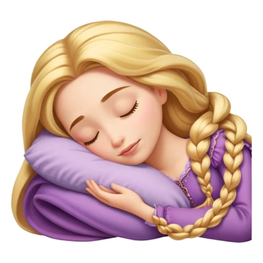 Rapunzel dormindo  sticker