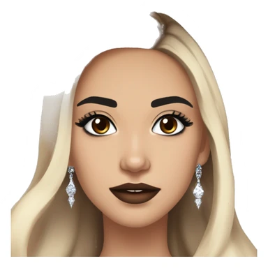 Maddy Perez euphoria show teenager: warm brown eyes, bold black sharp eyeliner, dark arched brows, full nude-berry lips, light skin, high cheekbones, sleek dark brown long hair in waves/ponytail, sparkly rhinestones on eyelids 

 sticker