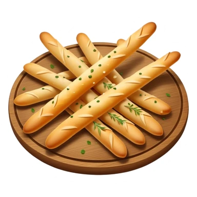 Tasty breadstick appetizer  sticker