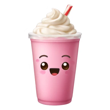 Pink frappe sticker