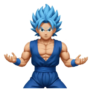 Goku ssj3 and vegeta ssj3 fusion dance aura = vegito ssj3 sticker