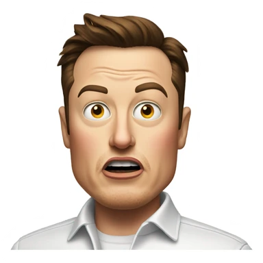 Elon musk angry for burger sticker