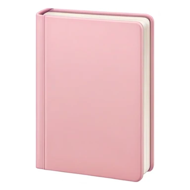 Pastel pink book sticker