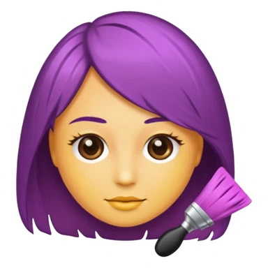 hair dye tool sticker