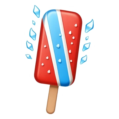 Firecracker ice pop sticker