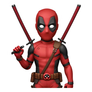 DeadPool from marvel rivals sticker