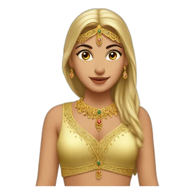 danse du ventre arabe femme sticker