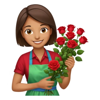 Flower Vendor sticker