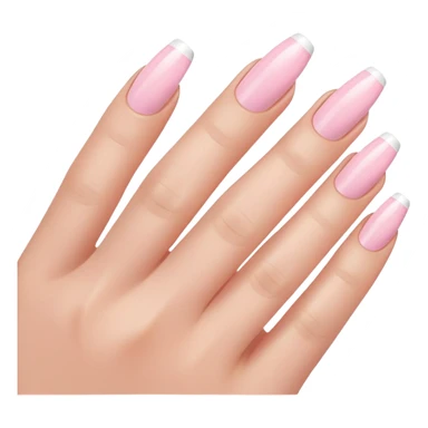 French tip nails sticker
