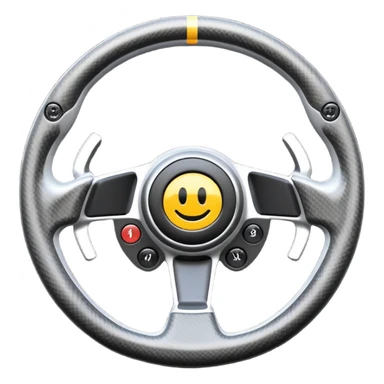 F1 steering wheel sticker