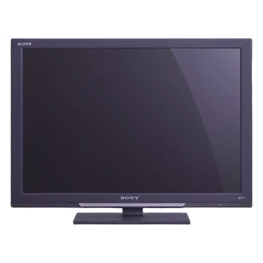 Sony flat screen television sticker