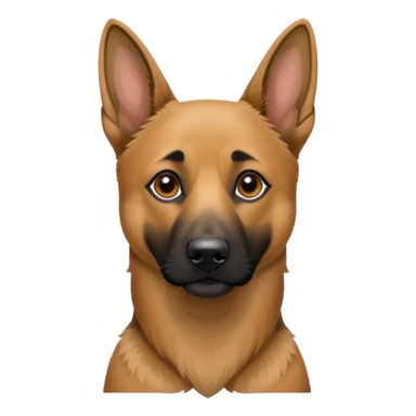 Belgian Malinois Dog that’s mixed with a German shepherd dog sticker