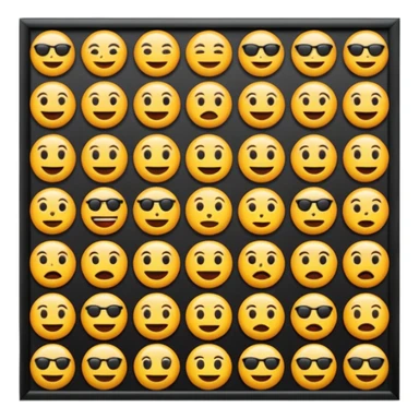 Emoji puzzle video.
Show 12 emojis in a clean grid.
One emoji has a clear visual difference (different color or missing detail).
Bright background, playful style.
Make it easy and fun for beginners.
4-second thinking time. sticker
