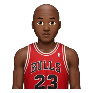 Michael Jordan number 23 Chicago Bulls sticker
