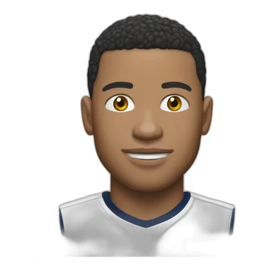 Mbappé qui frappe sticker