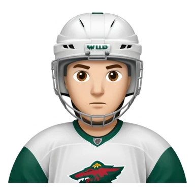 Minnesota Wild ice hockey full goalie  sticker