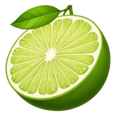 Lime Cut Fruit sticker