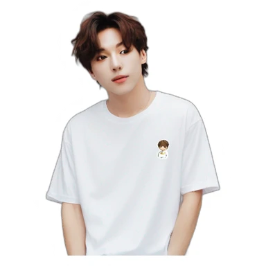 jungkook bts white t-shirt  sticker