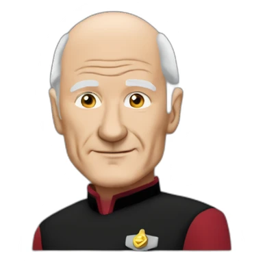 captain picard sticker