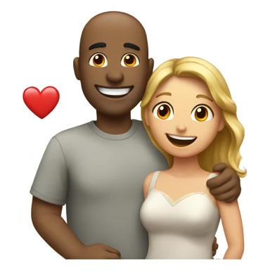 Heart being happy about wife sticker