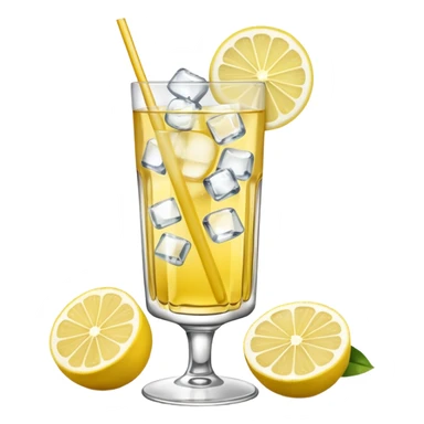 Spritz St-Germain avec citron et glaçons sticker
