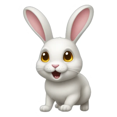 Lapin horreur sticker