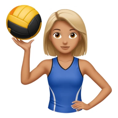 Volleyball girl sticker