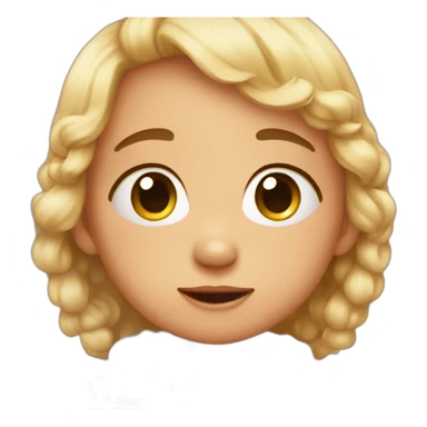 a baby is cryingh sticker