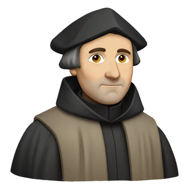 Martin Luther reformer 95 Theses sticker