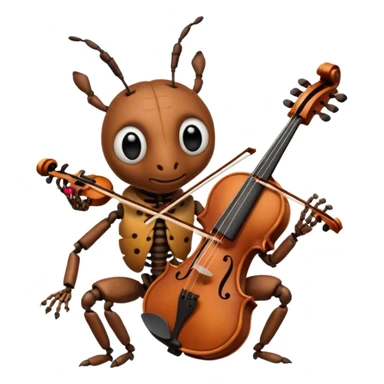 Musician Beetle sticker