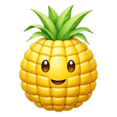Corn ball sticker
