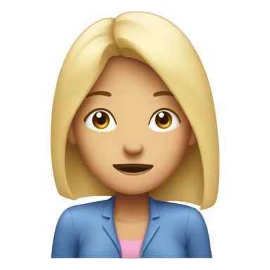 a woman face palm in dis sticker