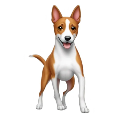 dancing basenji sticker