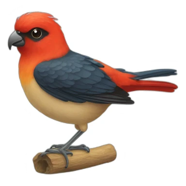 Agaporni pajaro sticker