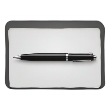 black border transparent pen edit field sticker