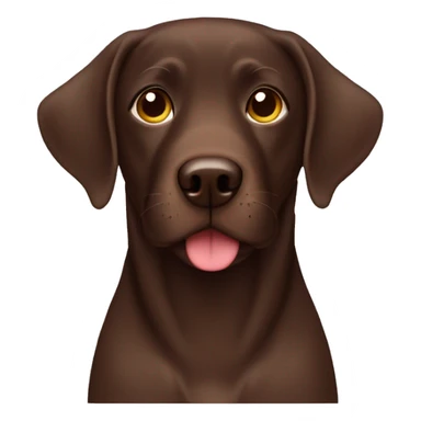 Chocolate lab wearing pajamas sticker