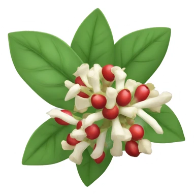 ashwagandha berries flower sticker