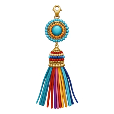 beaded tassel ade tassel pendant sticker