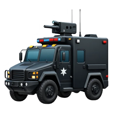 Need a SWAT truck emoji that I can copy and paste sticker
